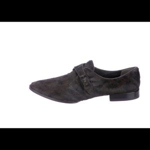 Alexander Wang Pony hair Oxfords.